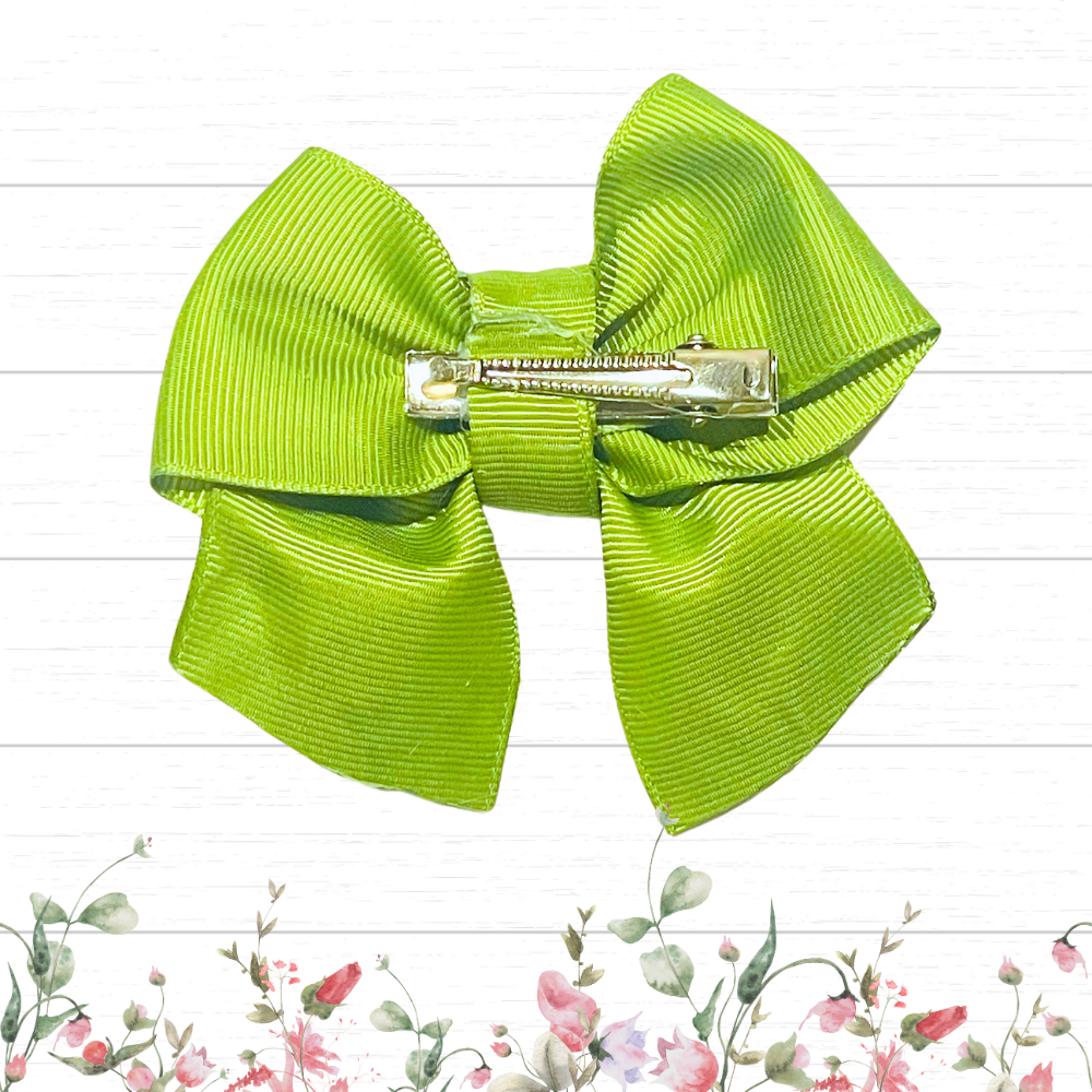 BABY BOWS BOUTIQUE HAIR CLIP ALLIGATOR CLIPS GIRL PARTY BOW UK 3.5 INCH